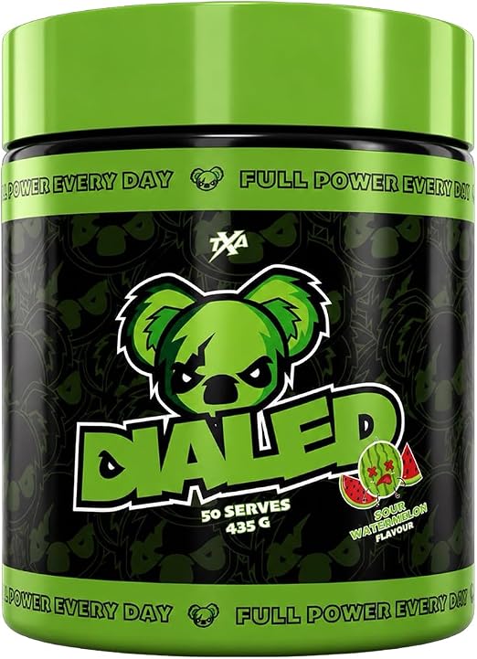 The X Athletics OG Dialed Pre-Workout Sour Watermelon, 50 Servings