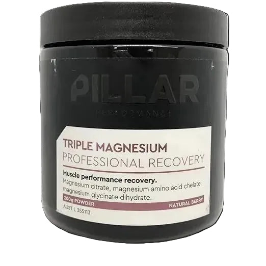 Pillar Performance Natural Berry Triple Magnesium Powder 200 g