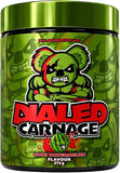 The X Athletics Dialed Carnage Pre-Workout Sour Watermelon 25 Servings