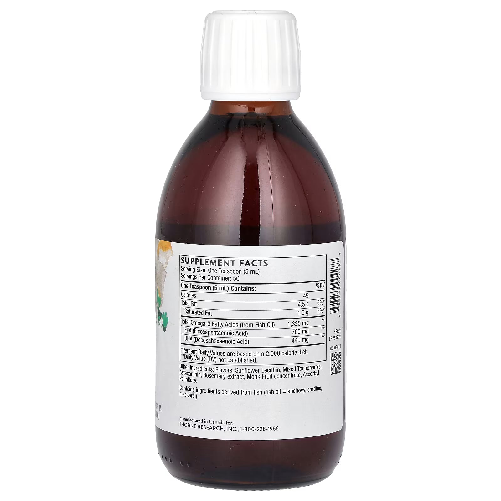 Thorne Omega Superb Lemon Berry 8.45 fl oz (250 ml)