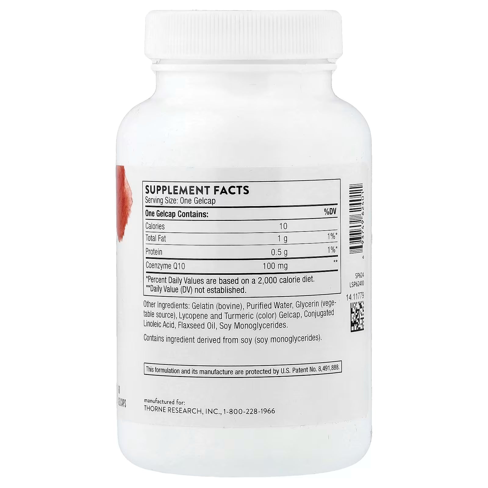 Thorne CoQ10 100 mg 60 Gelcaps