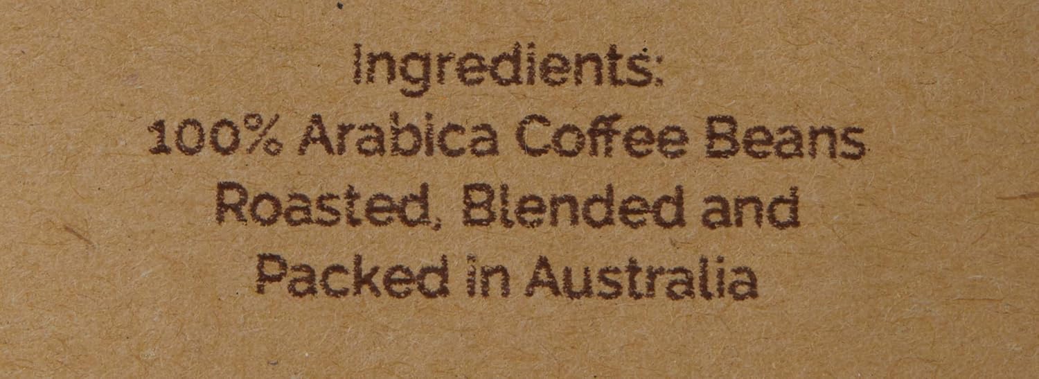 Byron Bay Coffee Company Organic Espresso Whole Bean, 500 g