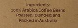 Byron Bay Coffee Company Organic Espresso Whole Bean, 500 g