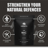 myBrainCo. N-Acetyl-Cysteine (NAC) 250 Servings 250g