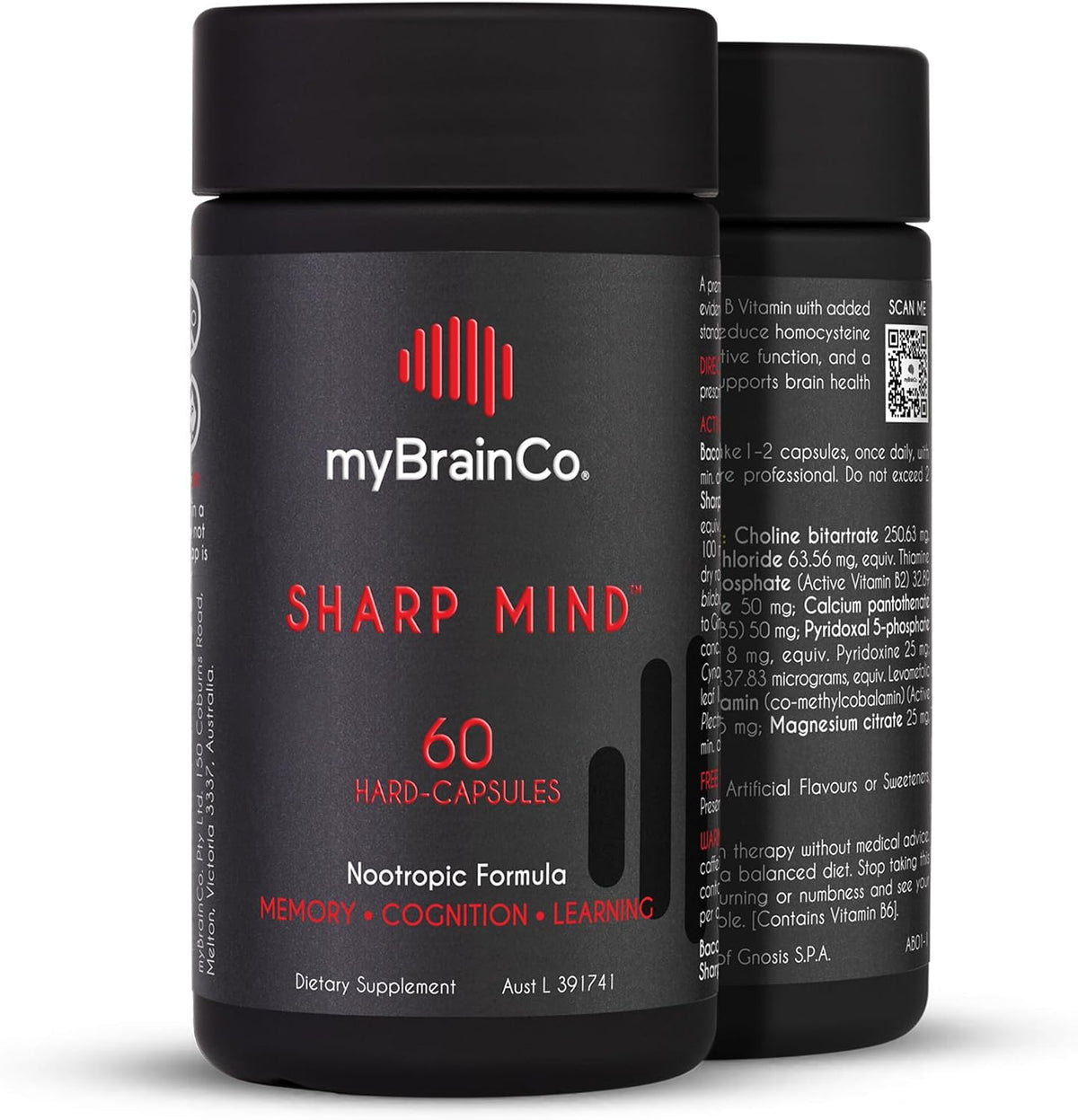 myBrainCo. Sharp Mind 60 Vege Capsules