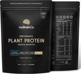 myBrainCo. Bio-Optimised Plant Protein Powder Natural Vanilla 450g 15 Serves