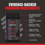 myBrainCo. Sharp Mind 60 Vege Capsules