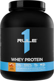 Rule 1 Whey Blend Powder 2.28 kg, Lightly Salted Caramel (67 Servings)