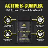 myBrainCo. Active-B Complex Supplement 60 Veg Capsules