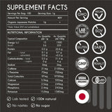 myBrainCo. USDA Organic Japanese Matcha 100 Servings (100g)
