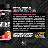 Faction Labs Creatine Monohydrate 350g 50 serves Strawberry Mango