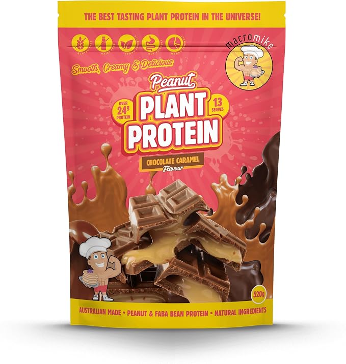 Macro Mike Chocolate Caramel Peanut Plant Protein 520 g