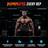 The X Athletics Dialed Carnage Pre-Workout Sour Watermelon 25 Servings