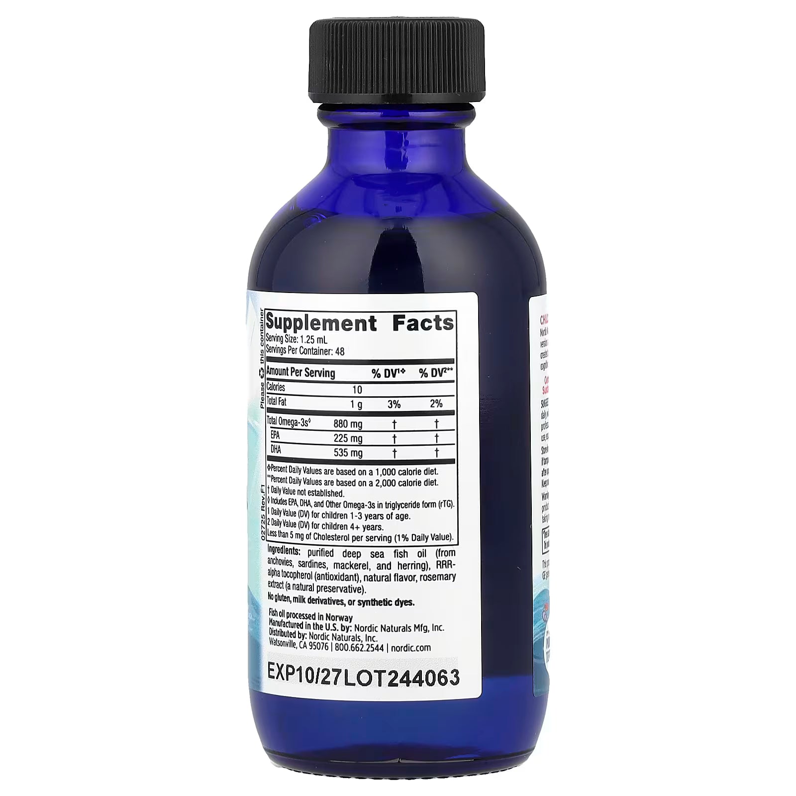 Nordic Naturals Children's DHA Xtra Berry Flavoured 2 oz (60ml)