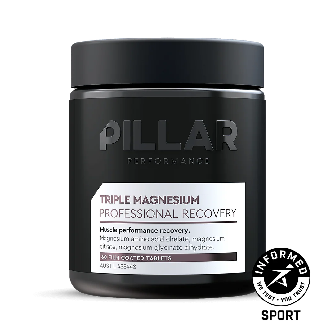 Pillar Performance Triple Magnesium Professional Recovery Supplement 60 Tablets