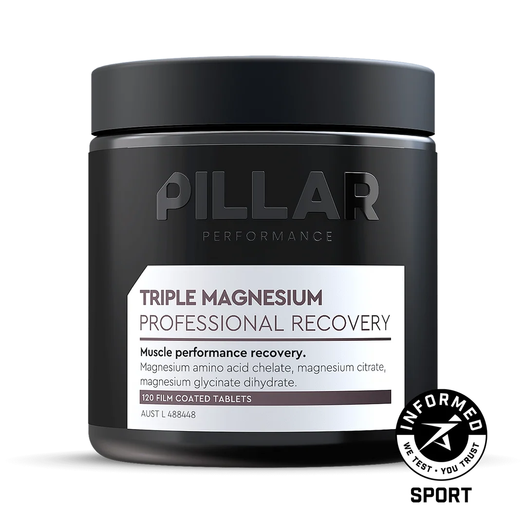 Pillar Performance Triple Magnesium Professional Recovery Supplement 120 Tablets