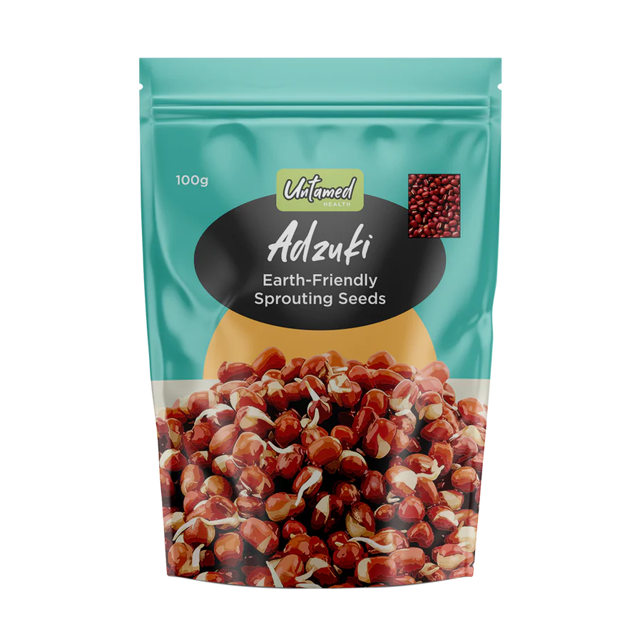 Untamed Earth-Friendly Adzuki Sprouting Seeds 100g