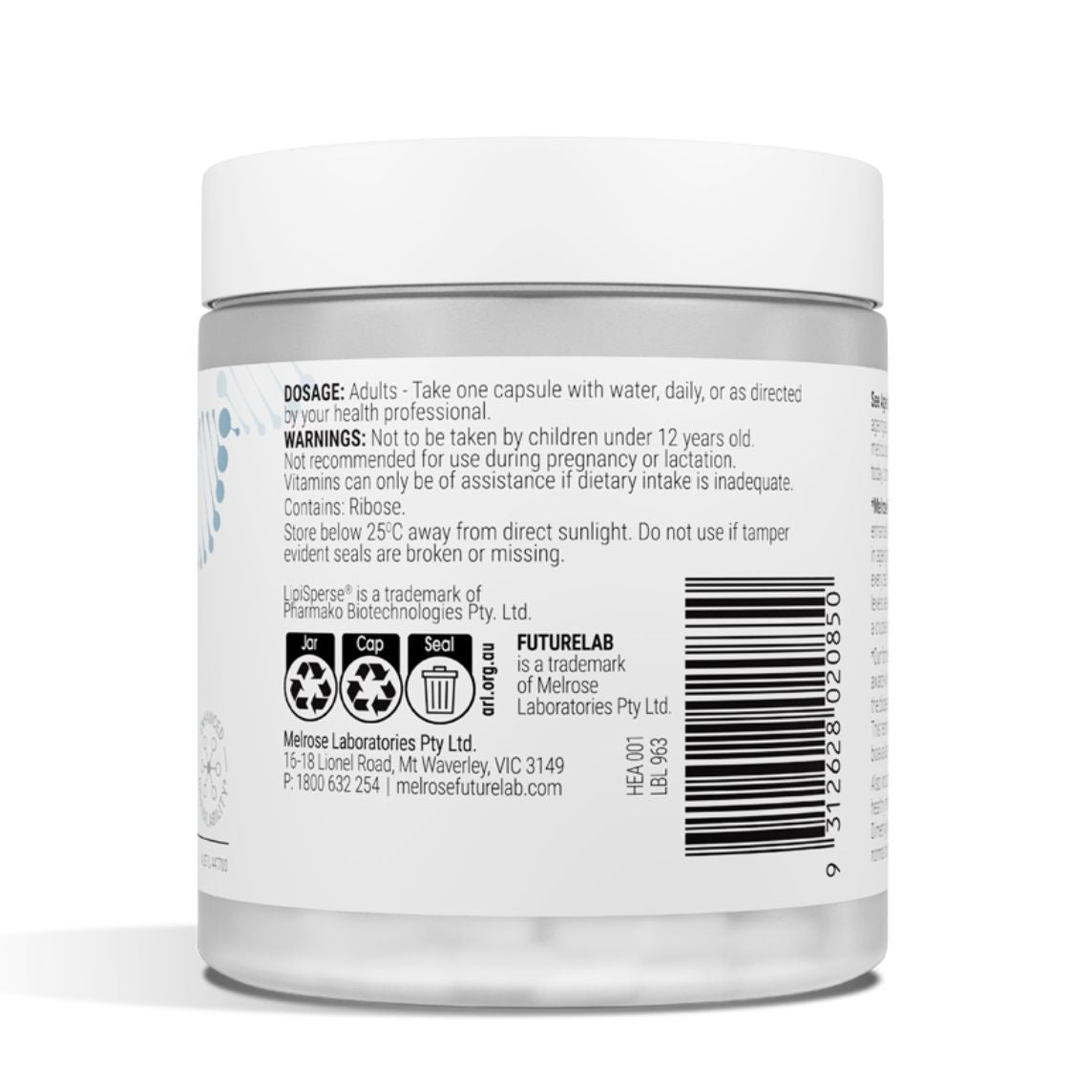 Melrose FutureLab NAD+ Booster Caps 30 Capsules