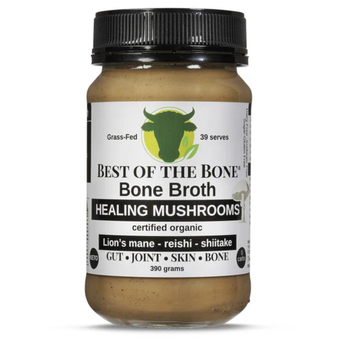 Best of the Bone Beef Broth Healing Mushrooms 395g