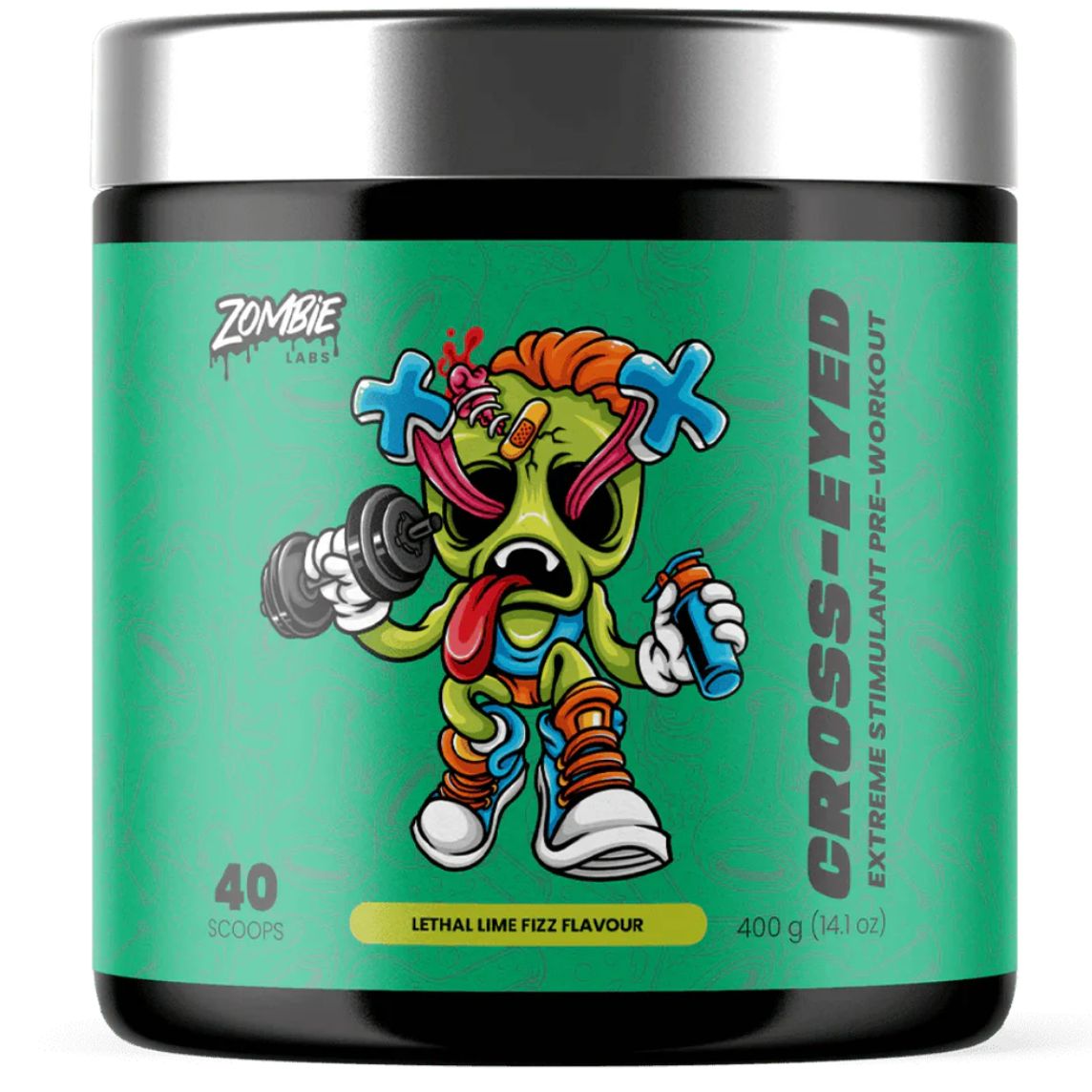 Zombie Labs Cross Eyed 40 Serves Lime Fizz