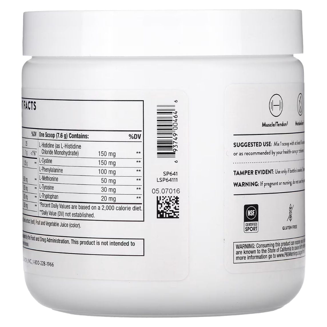 Thorne Research Amino Complex 228gm Berry