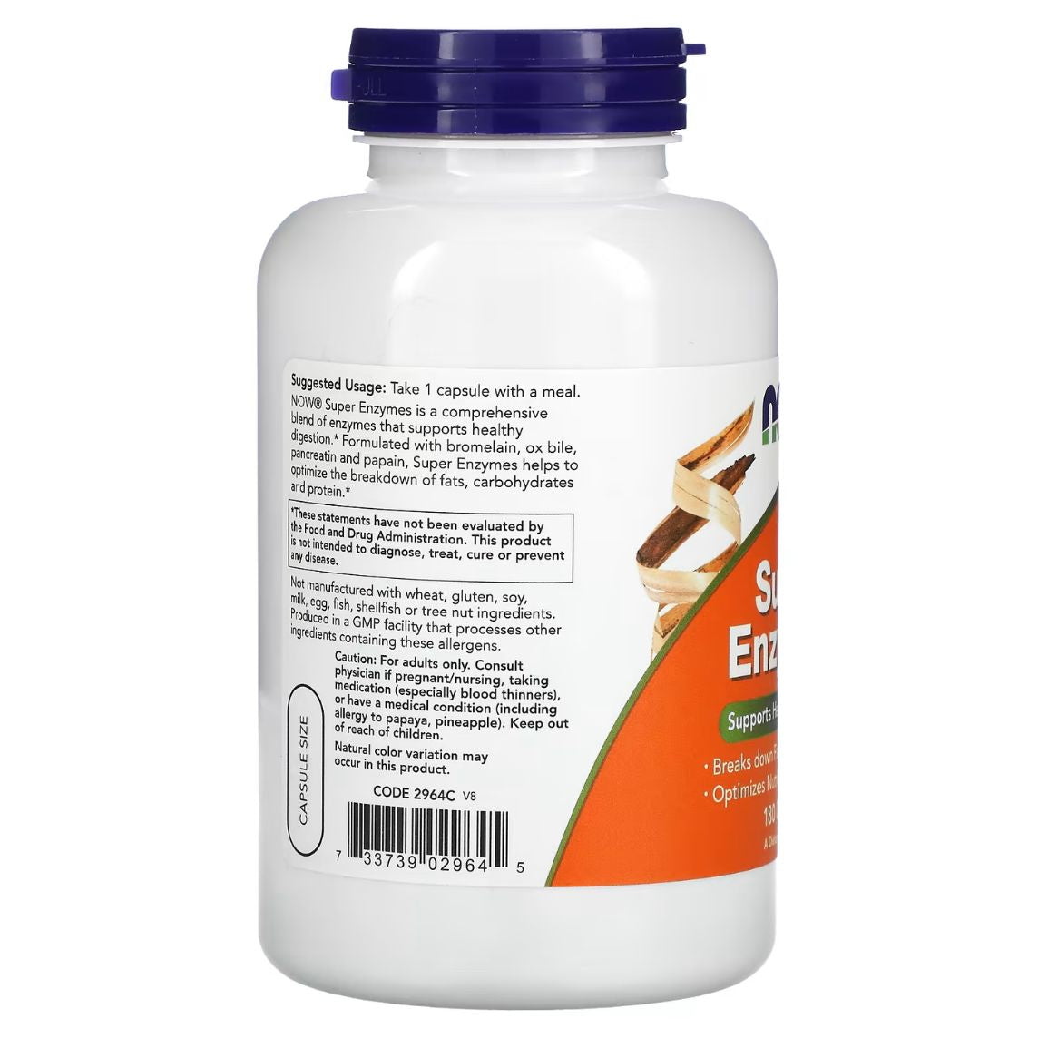 NOW Foods Super Enzymes 180 Capsules