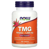 NOW Foods TMG 1000mg Betaine 100 Tablets (Trimethylglycine)