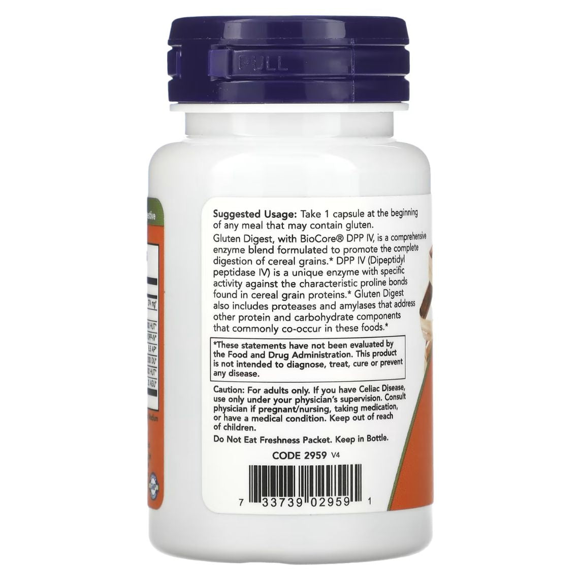 NOW Foods Gluten Digest 60 Capsules