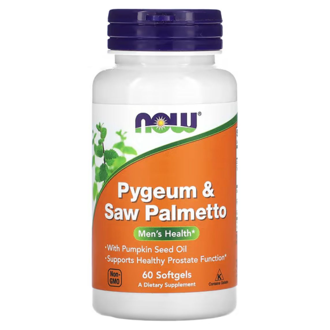 Now Foods Pygeum & Saw Palmetto 60 Softgels