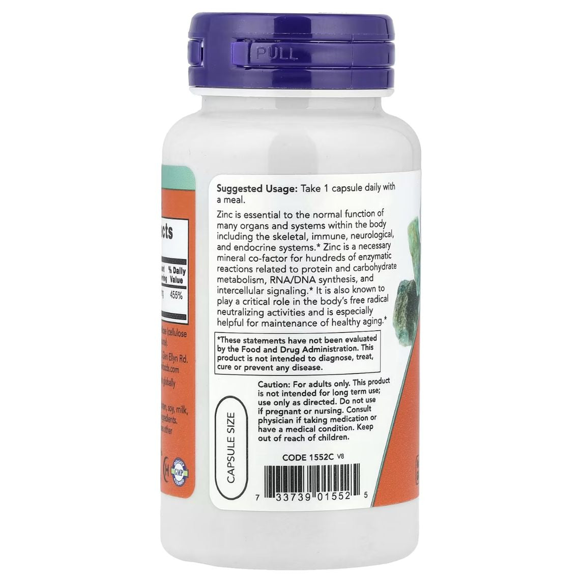 Now Foods Zinc Picolinate 50mg 120 Capsules