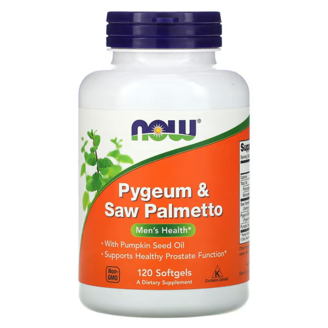 Now Foods Pygeum & Saw Palmetto 120 Softgels