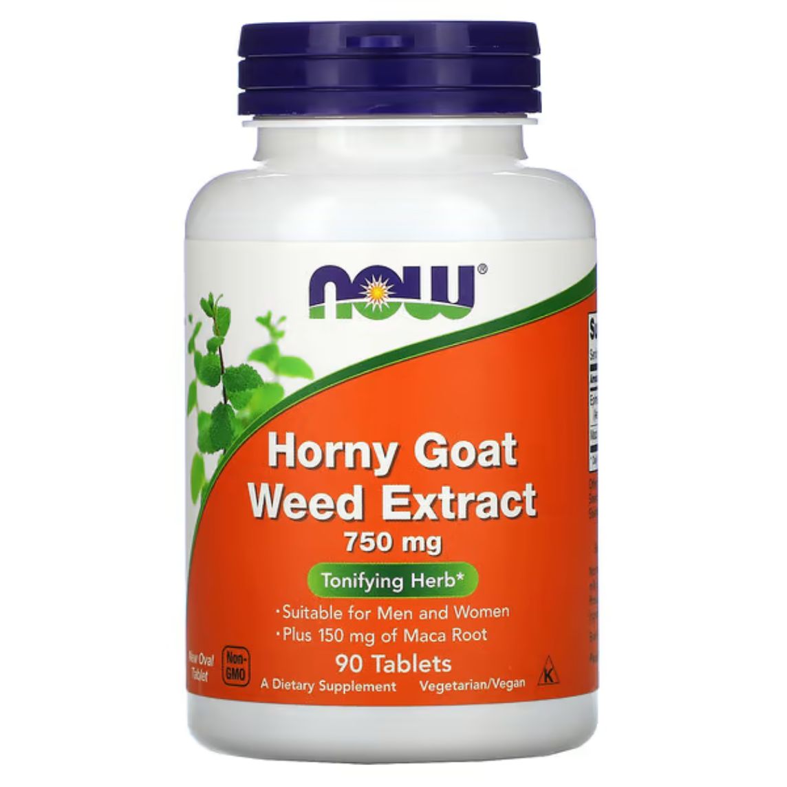 Now Foods Horny Goat Weed 90 Tablets 750mg