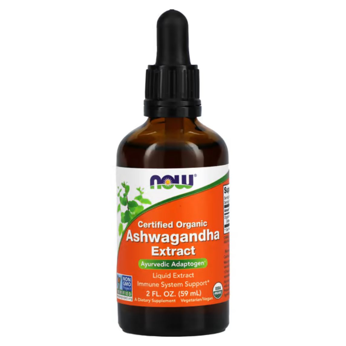 Now Foods Organic Ashwagandha Liquid Extract 59ml