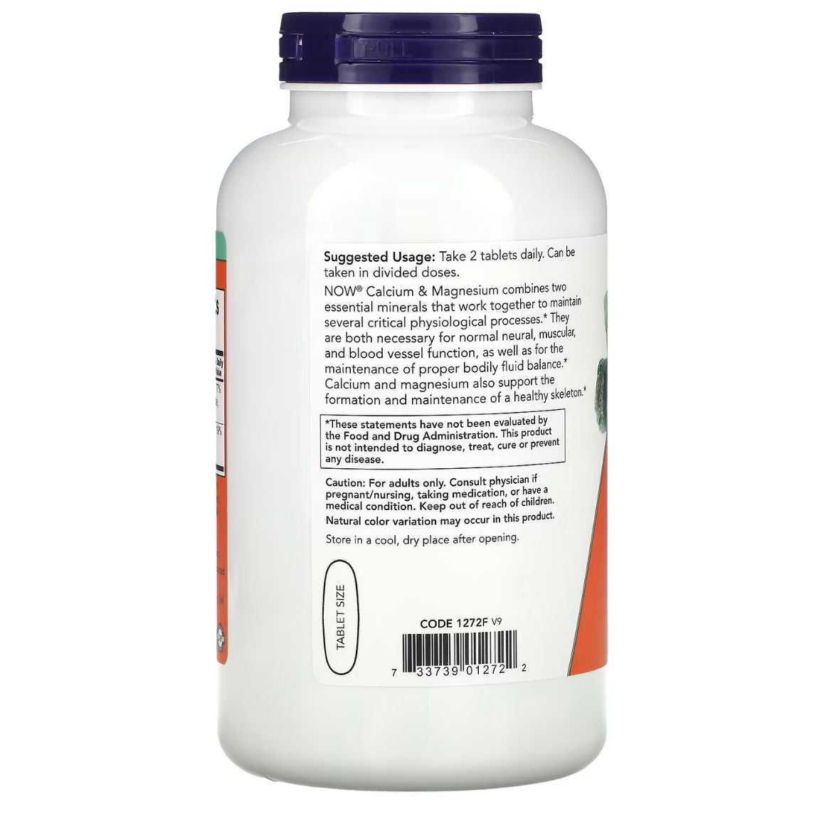 Now Foods Magnesium & Calcium 250 Tablets