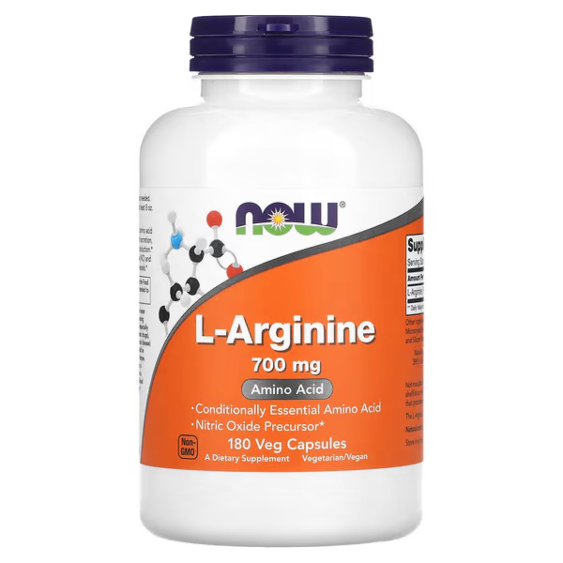 Now Foods L-Arginine 700mg 180 Capsules