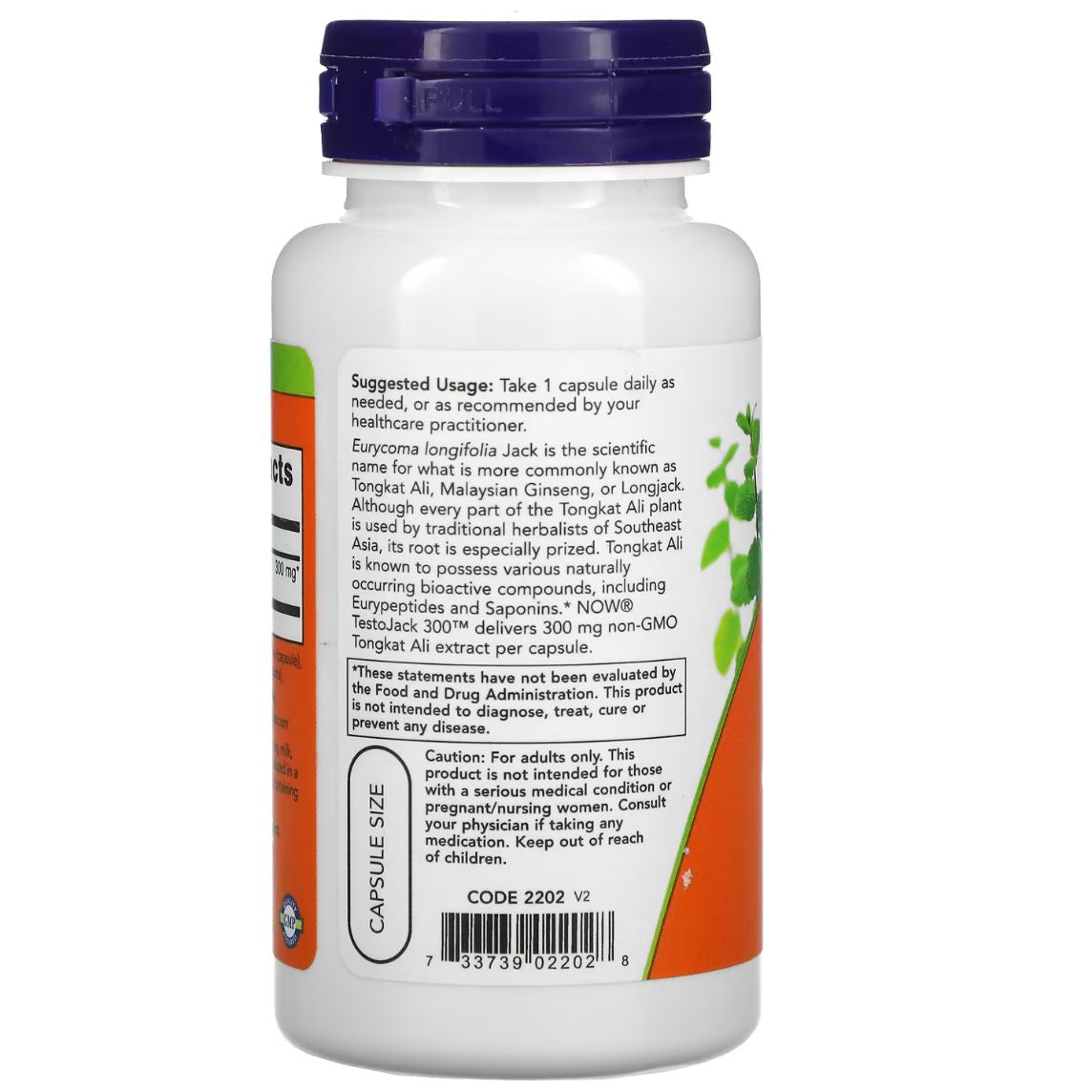 Now Foods TestoJack 300mg 60 Capsules