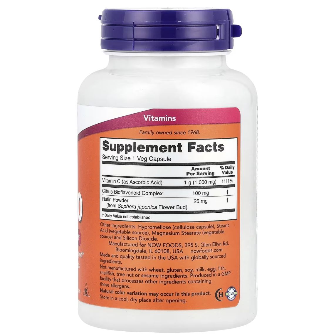 NOW Foods Vitamin Vitamin C-1000 100 Capsules