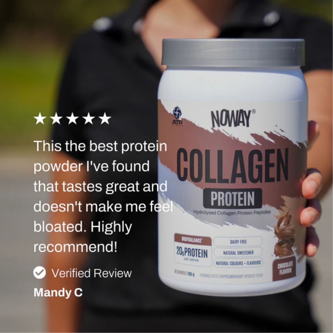 ATP Science NOWAY Collagen Protein 750g Chocolate