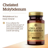 Solgar Chelated Molybdenum 100 Tablets