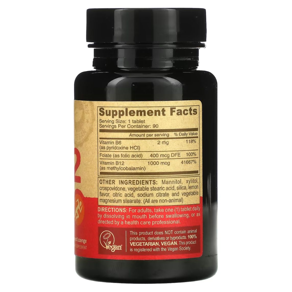 Deva Vegan Methyl B12 Sublingual 90 Tablets