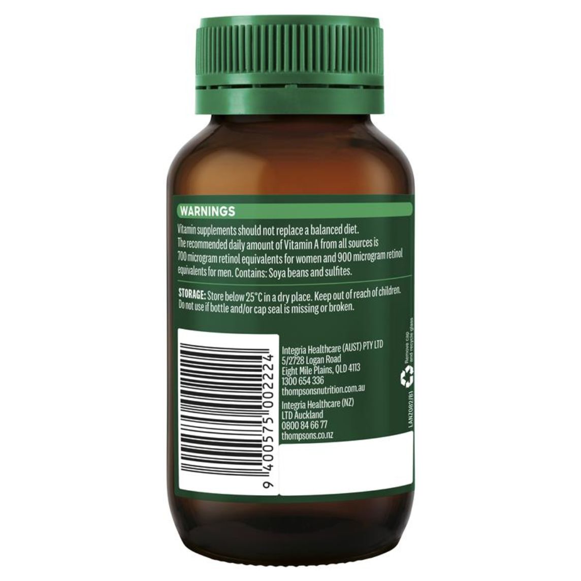 Thompson's Vitamin A 10,000IU 150 Capsules