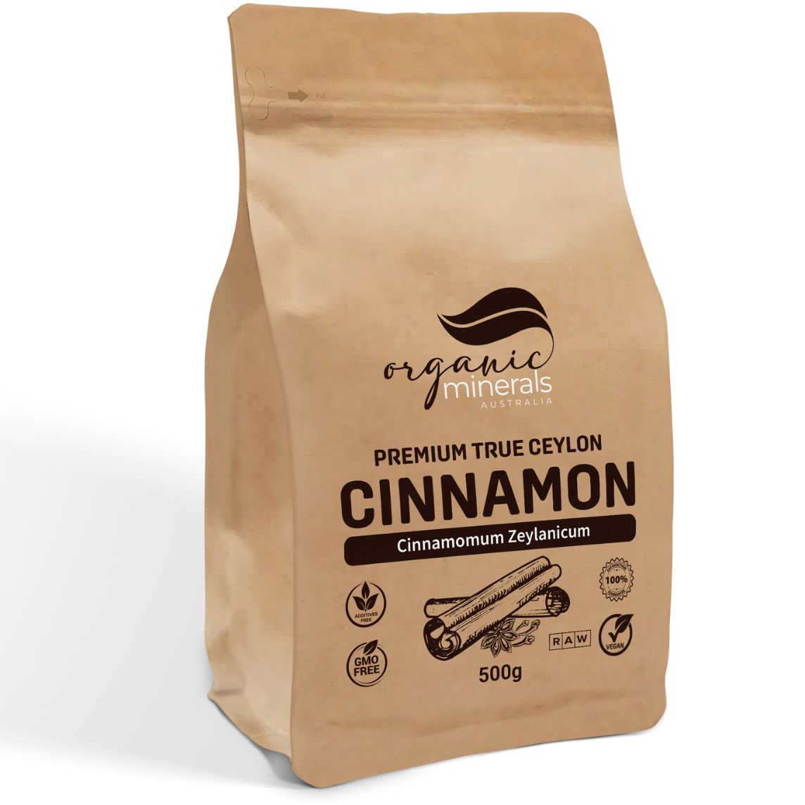 Organic Minerals Australia True Ceylon Cinnamon (Zeylanicum) Powder