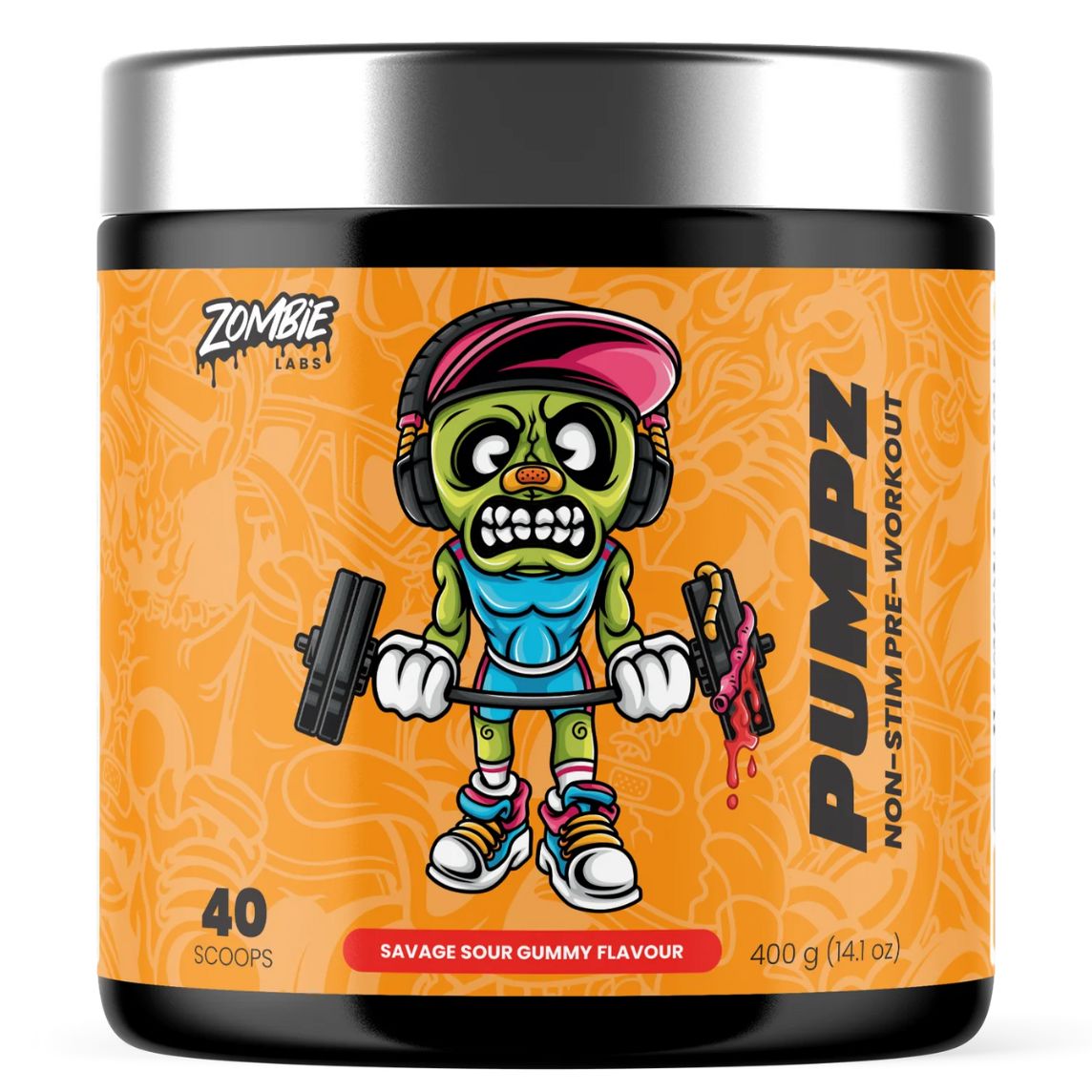 Zombie Labs Pumpz 40 Serves Sour Gummy