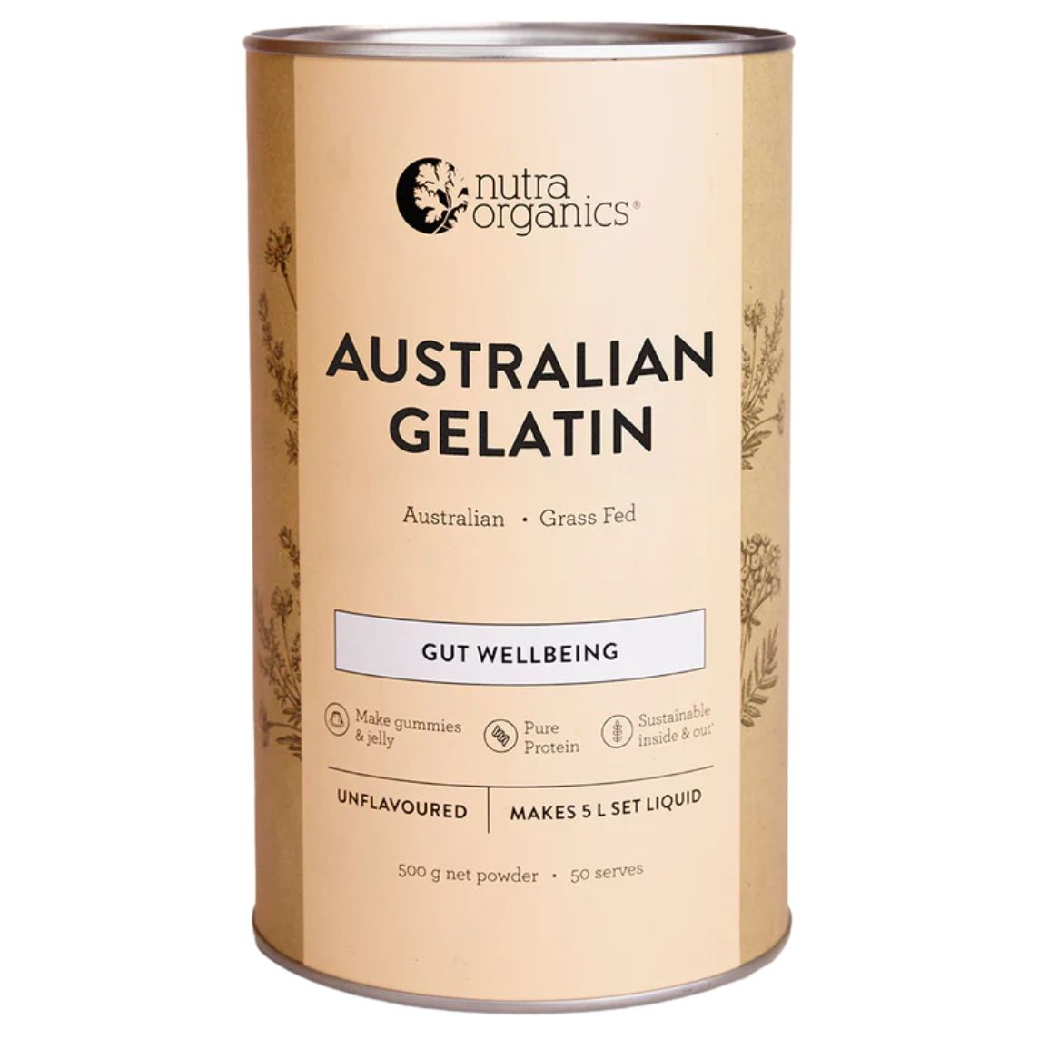 Nutra Organics Australian Grass Fed Gelatin