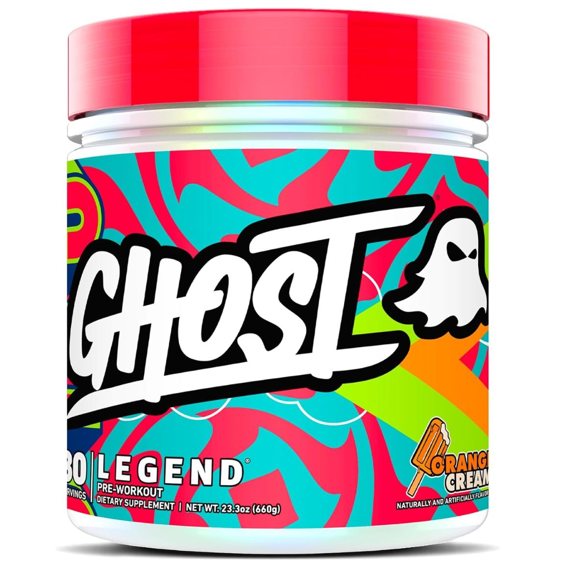 Ghost Legend V4 Pre-Workout 30 Serves Orange Cream  **CLEARANCE UBD 06/2026**