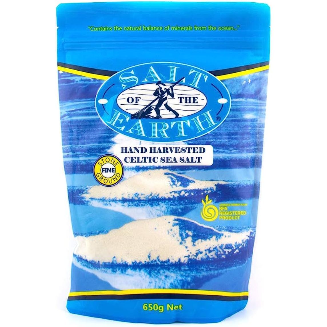 Salt of the Earth Celtic Sea Salt Fine 650gm