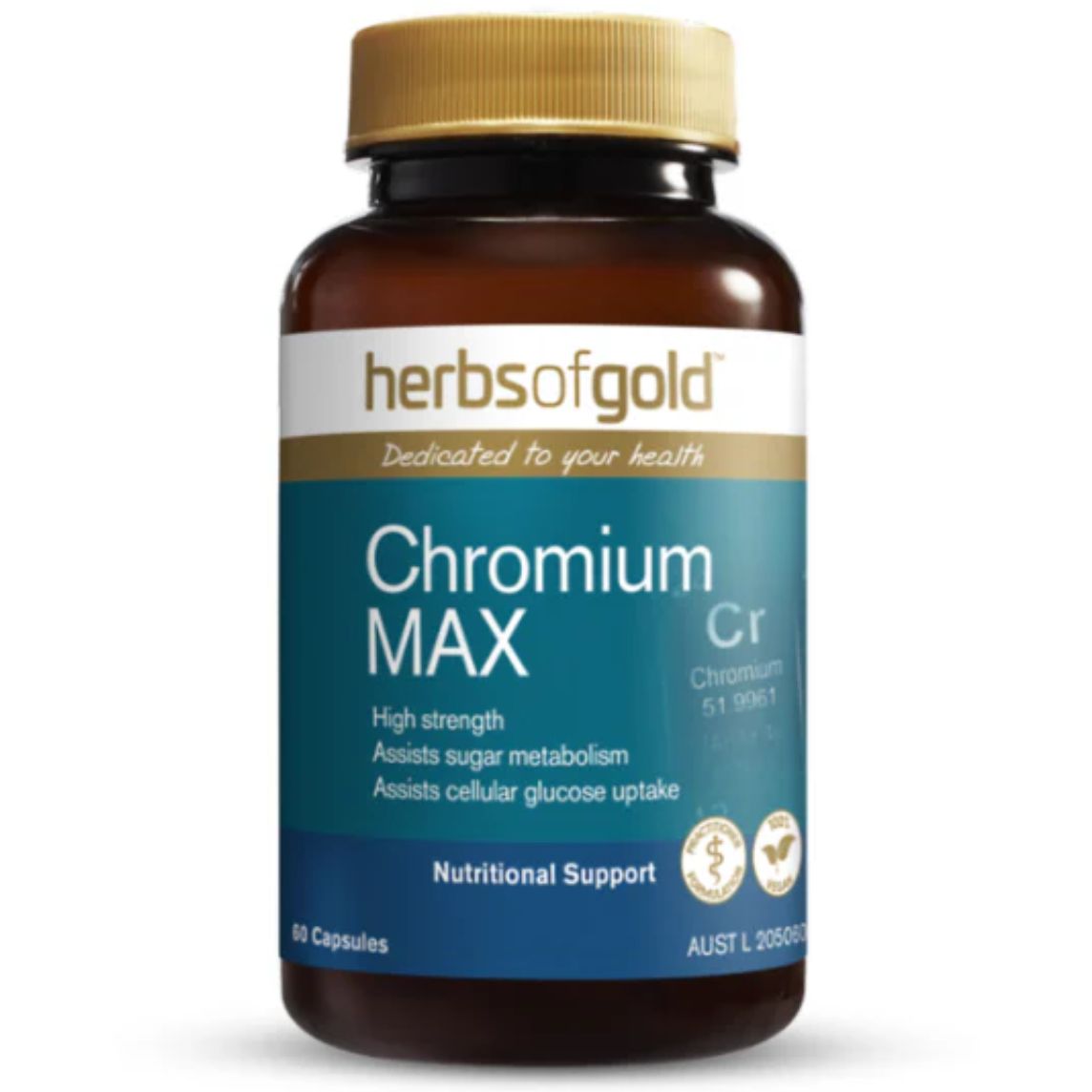 Herbs of Gold Chromium Max Capsules