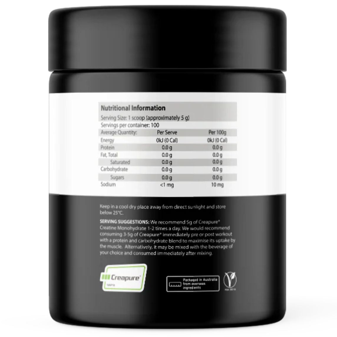 ATP Science Creatine 500gm Unflavoured Creapure