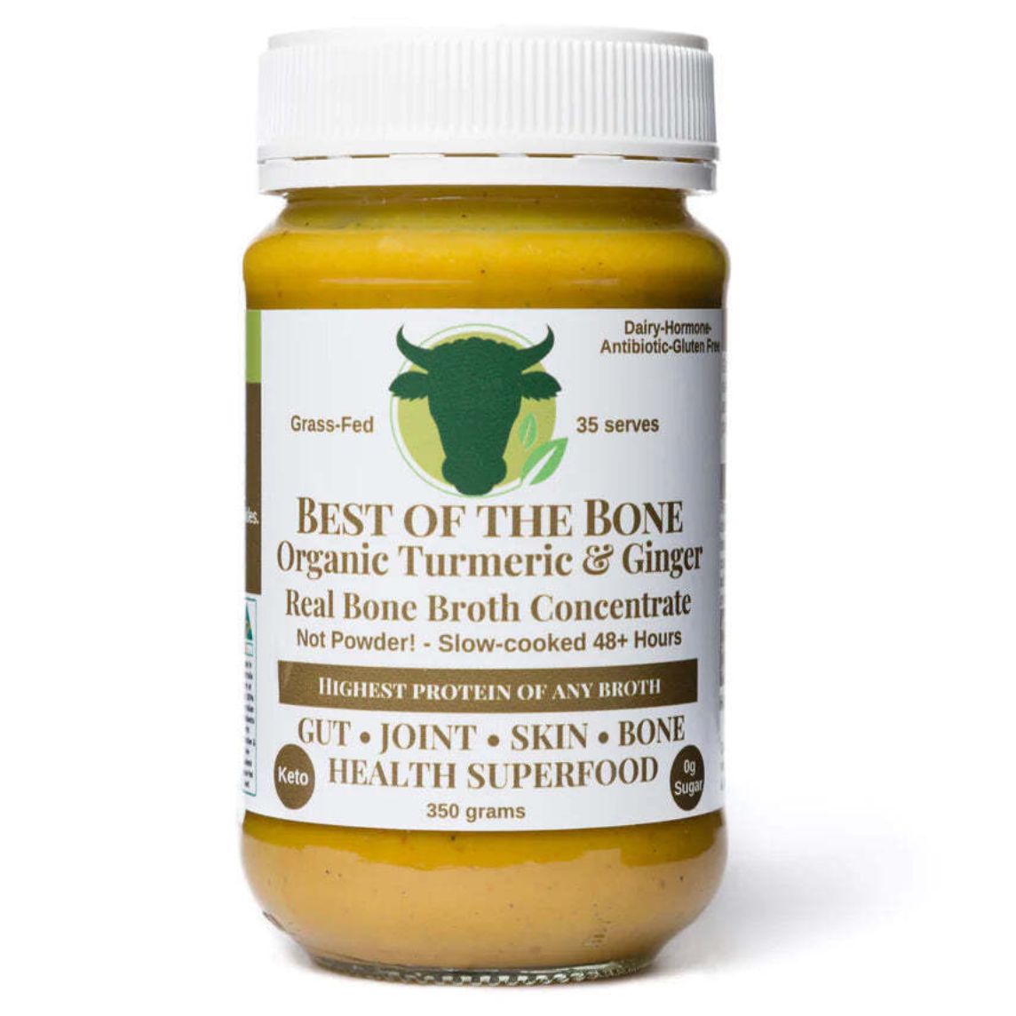 Best of the Bone Beef Broth Turmeric & Ginger 390g