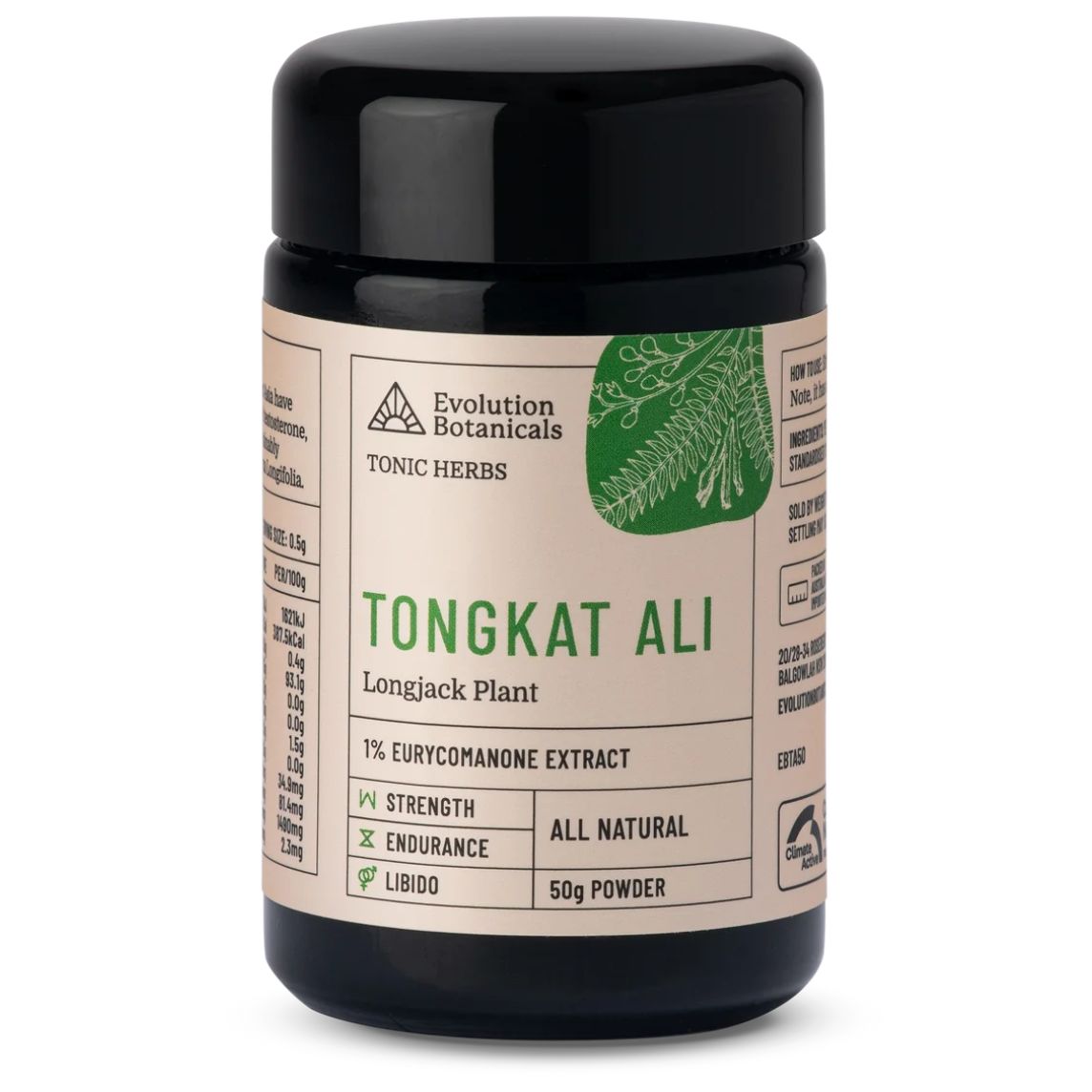 Evolution Botanicals Tongkat Ali 50g